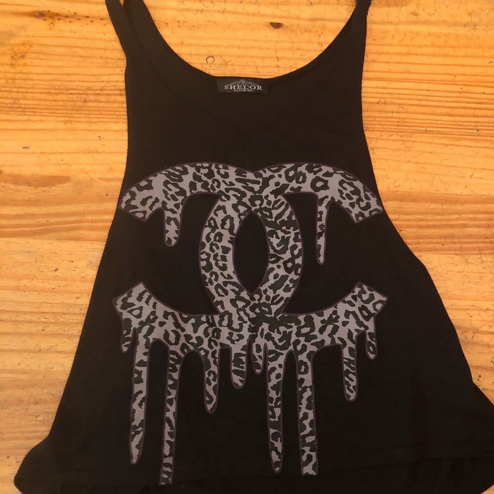 Shelor brand crop tank size small